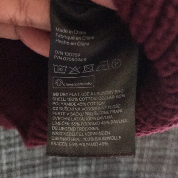 Eggplant H&M Oversized Sweater - Picture 3 of 3